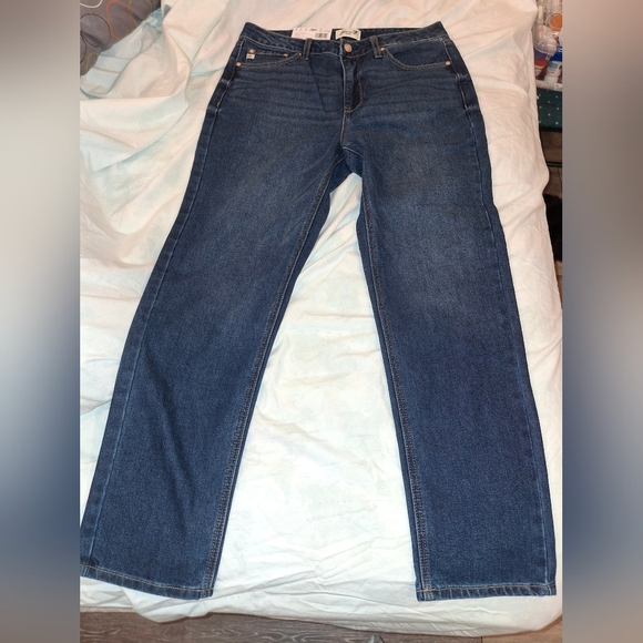Seven7 Women's 90's Straight Jeans - Dark Blue - Picture 3 of 9